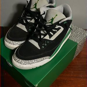 jordan 3 pine green
